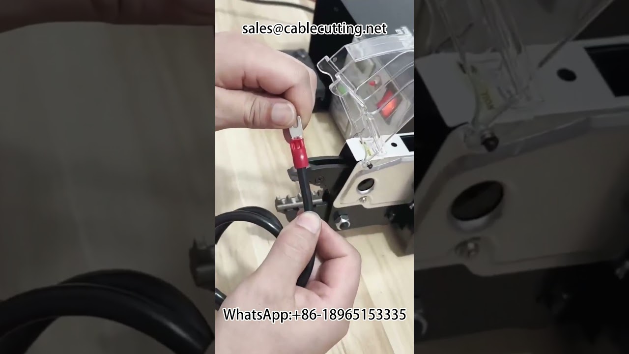 Electric terminal crimping machine crimp RV8 4 terminal