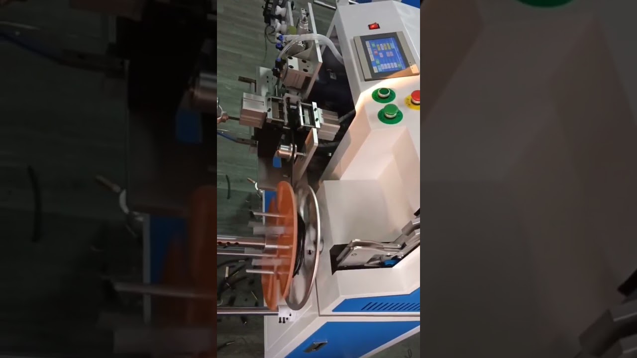 All-in-One Maschine: Automatische Drahtverarbeitung – Zählen, Sortieren, Abisolieren, Schneiden, Wickeln, Binden #Maschine