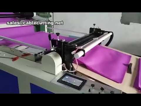 Automatische computergesteuerte Querschneidemaschine für Kraftpapier, Vliesstoff & PVC-Folie