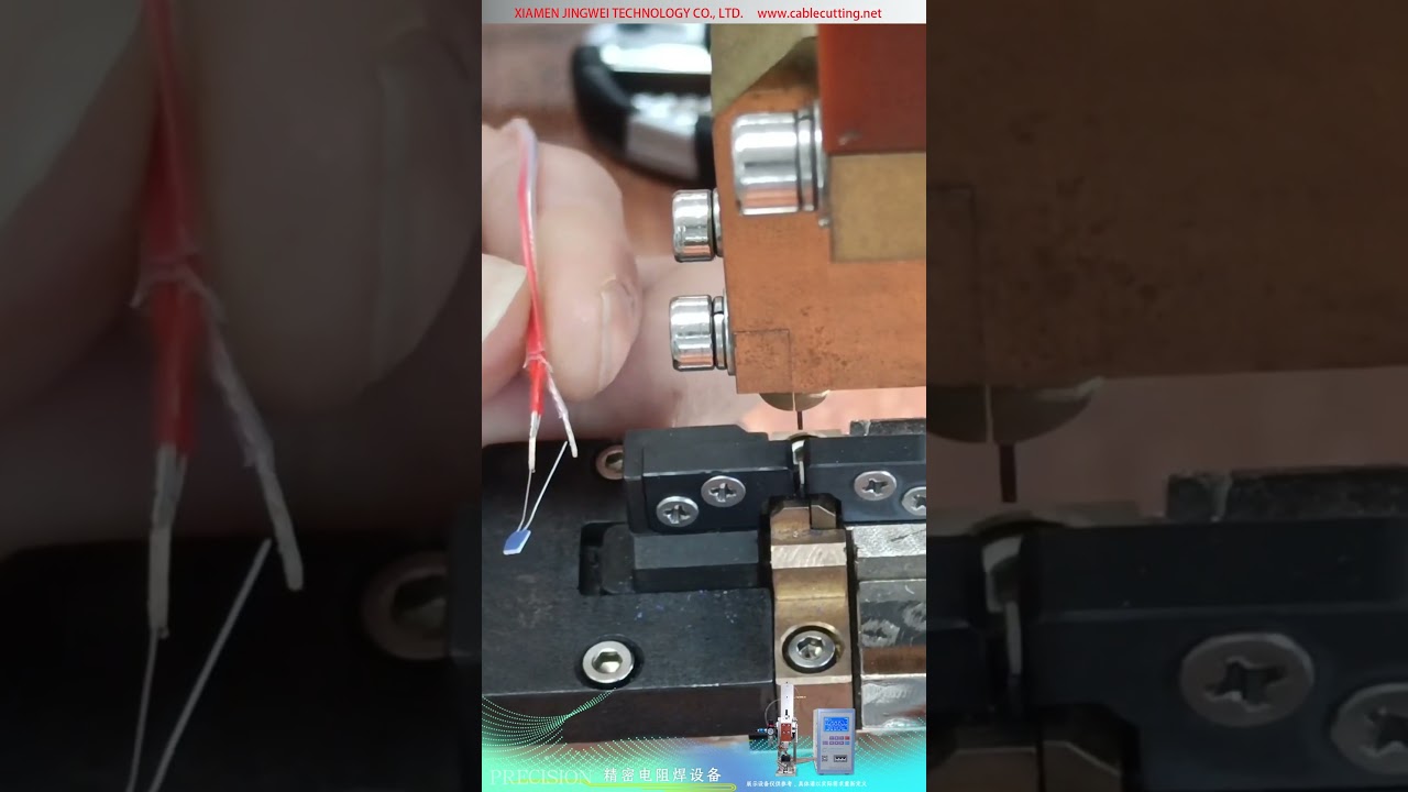 Präzisions-Punktschweißmaschine für PT100 Platin-Widerstandstemperaturfühler-Elementanschlussdrähte