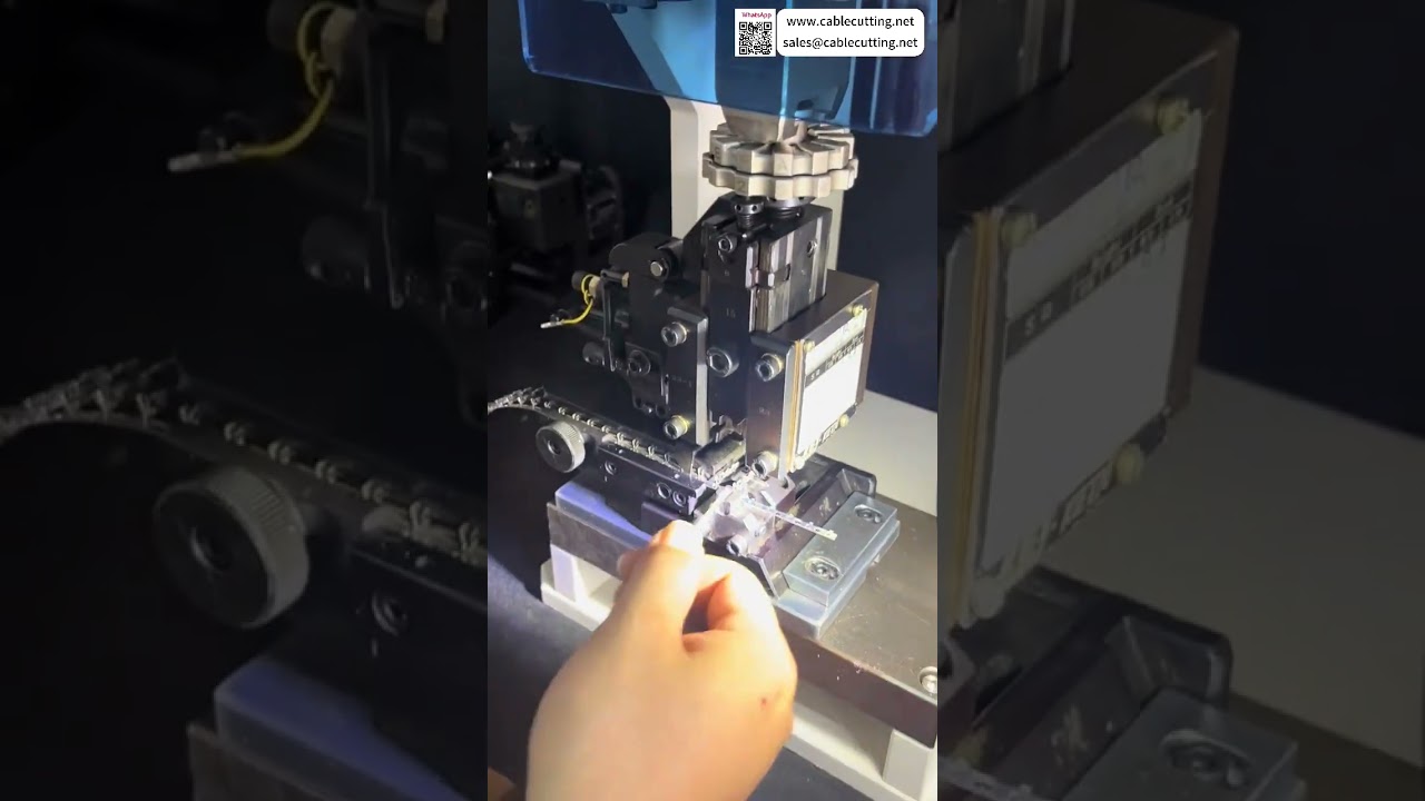 Semiautomatische Terminal-Crimp-Maschine Export-Einstellungen Produktionswerkzeuge Einrichtungsprozess