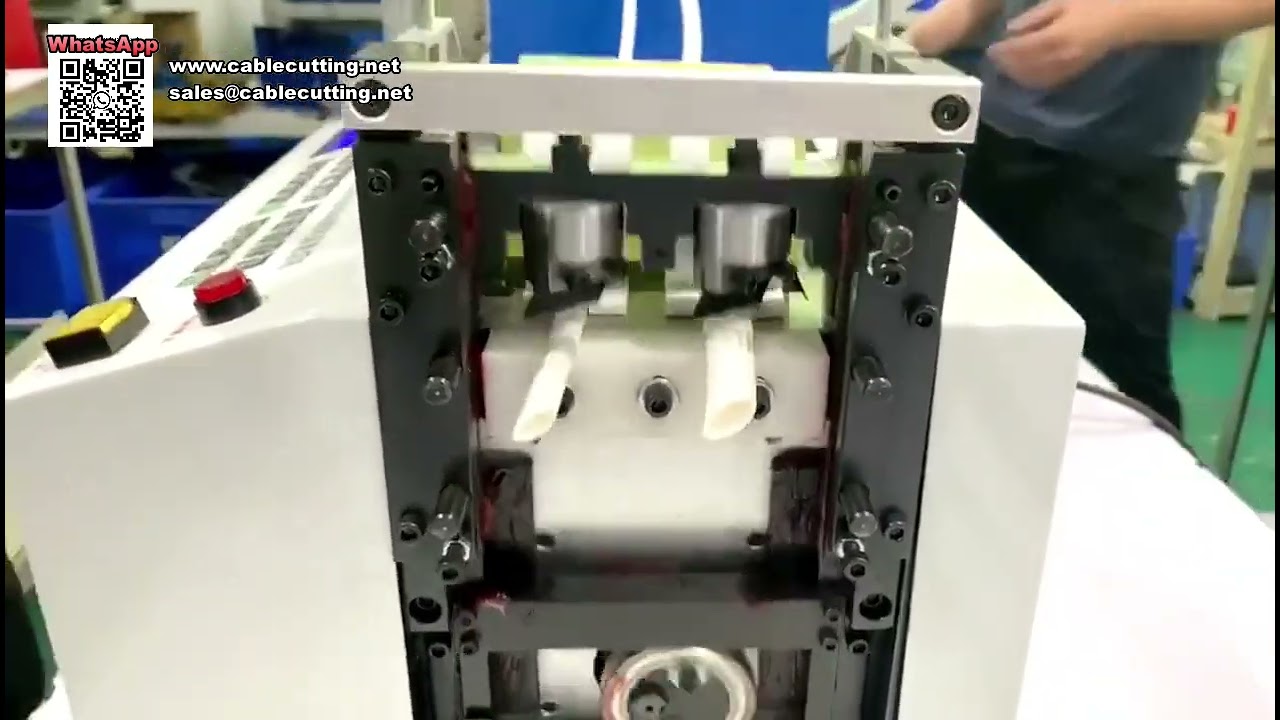 Professionelle vollautomatische CNC-Schlauchschneidemaschine für Schrumpfschläuche und Kabelverarbeitung