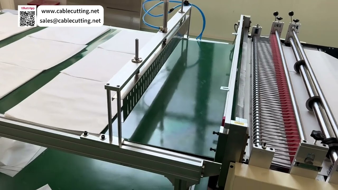 Doppellagen-Vliesstoff-Rotationsschneide- und Förderband-Autoschneidesystem