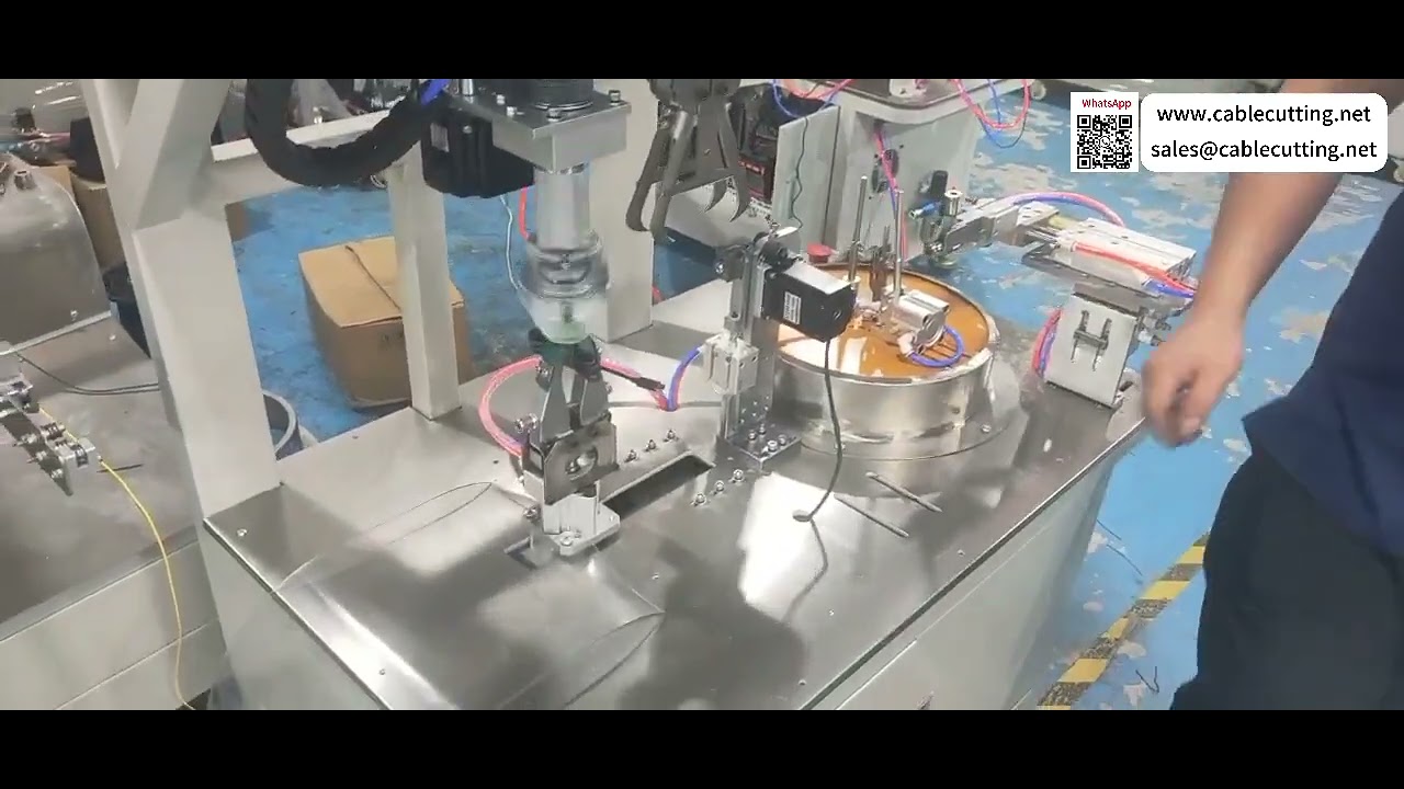 Professionelle automatische Drahtbinde- und Wickelmaschine mit Magic Tape – Universell einsetzbar für kundenspezifische Fertigungslösungen