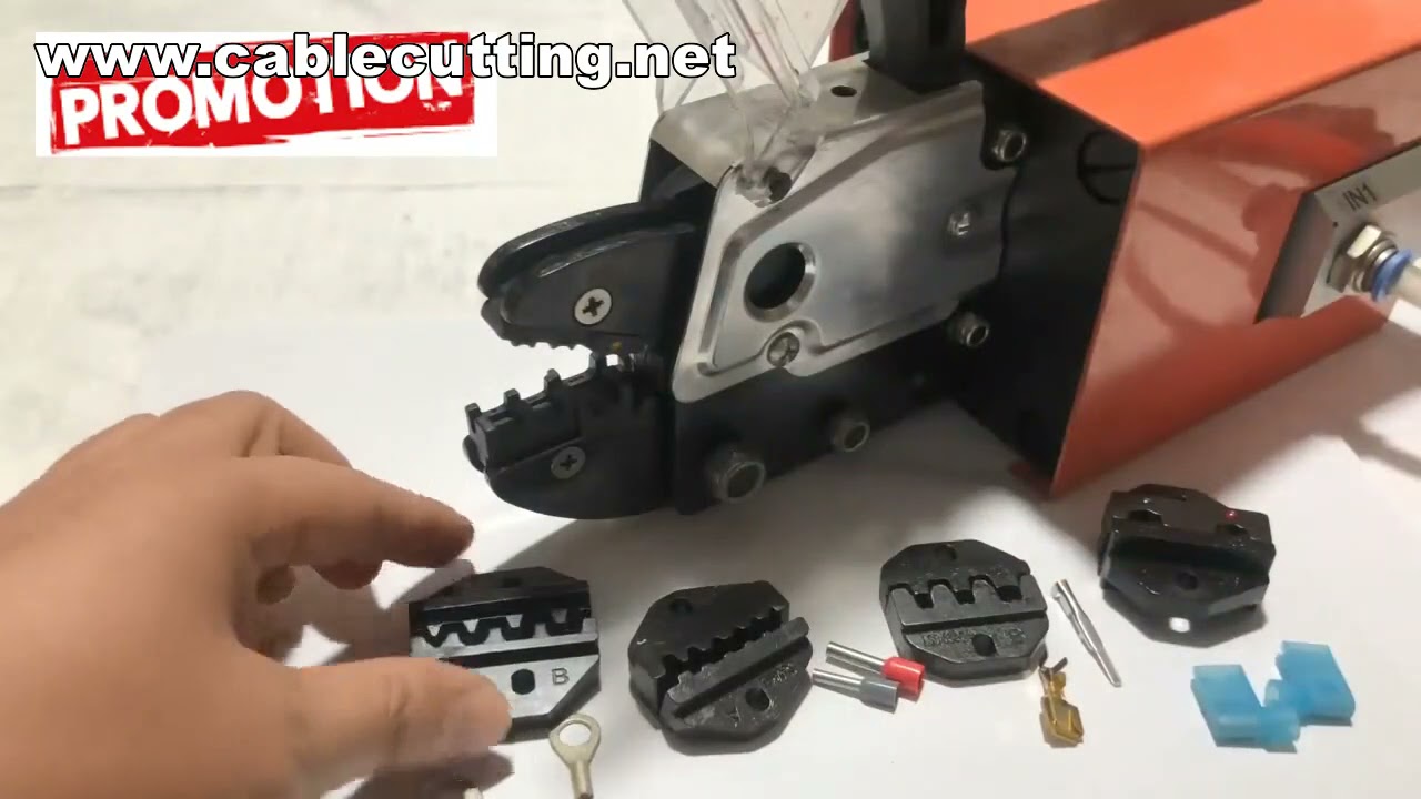 Halbautomatische pneumatische Crimpmaschine für Terminals – Präzises Crimpen in der Industrie