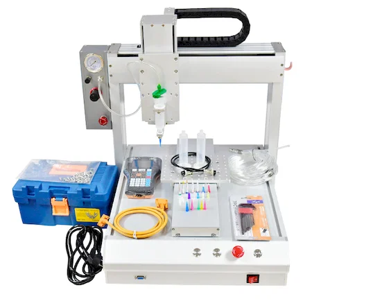 Automatischer 4-Achsen Rotationsdosierroboter