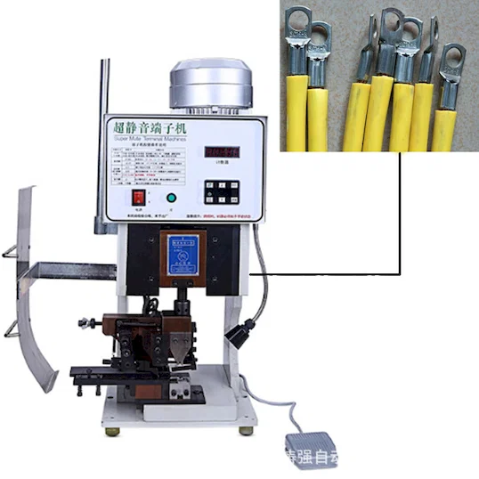 Halbautomatische leise Kontaktcrimpmaschine WPM-3000S